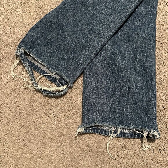 MOTHER Jeans 24 The Tomcat in Completely Over Distressed Straight High Rise - Picture 8 of 8